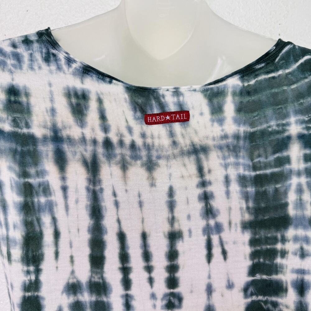 Hard Tail Forever Y2K Top Women Small Tie Dye Hi Low Tunic Modal Boho Flowy USA - Picture 9 of 14